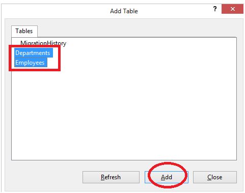 Select the both tables